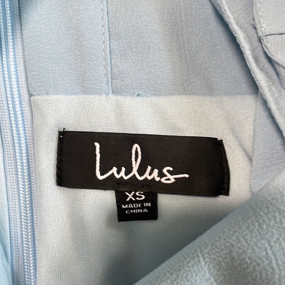 Lulus Call to Charms Light Blue Skater Dress Size XS - Picture 4 of 11